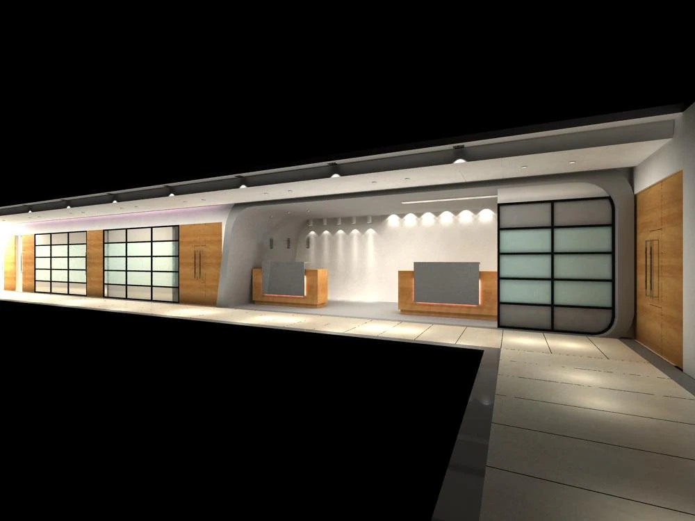 reception space 041 3D Model .c4d .max .obj .3ds .fbx .stl .blend 