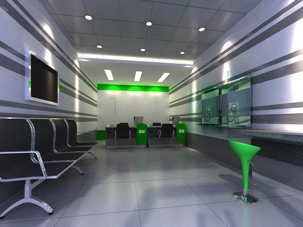 reception space 043 3D Model .c4d .max .obj .3ds .fbx .stl .blend 