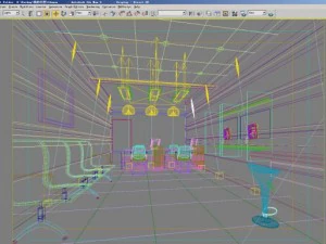 reception space 043 3D Model