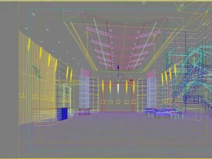 reception space 044 3D Model
