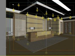 reception space 047 3D Model