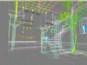 reception space 050 3D Model