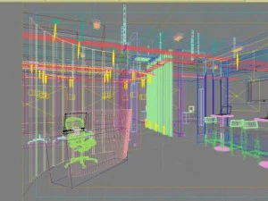 reception space 051 3D Model