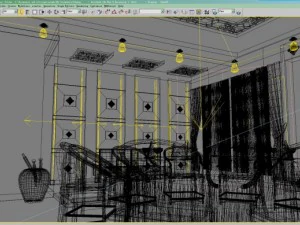 restaurante 001 Modelo 3D