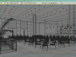 restaurant 004 3D Model