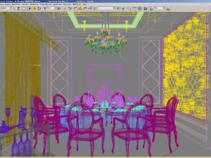 restaurant 006 Model 3D
