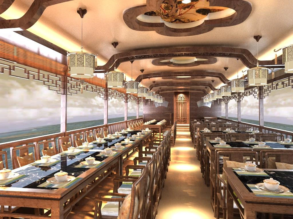 restaurant 007 3D Model .c4d .max .obj .3ds .fbx .stl .blend 