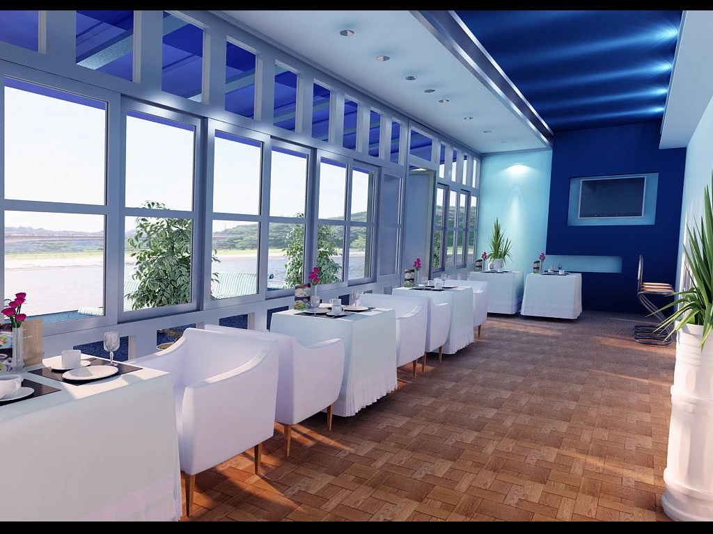 restaurant 017 3D Model .c4d .max .obj .3ds .fbx .stl .blend 