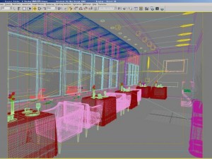 restaurant 017 3D Model