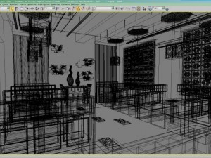 restaurant 021 3D 모델