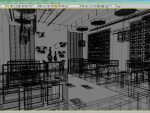restaurant 021 3D Model