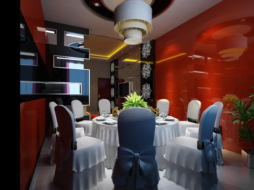 restaurant 023 3D Model .c4d .max .obj .3ds .fbx .stl .blend 