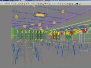 restaurant 030 Modèle 3D