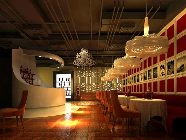 restauracja 042 Model 3D .c4d .max .obj .3ds .fbx .stl .blend