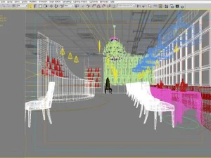 restaurant 042 3D Model