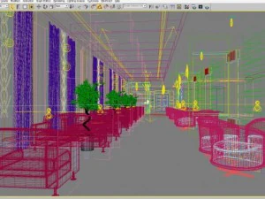 restaurant 043 3D Model