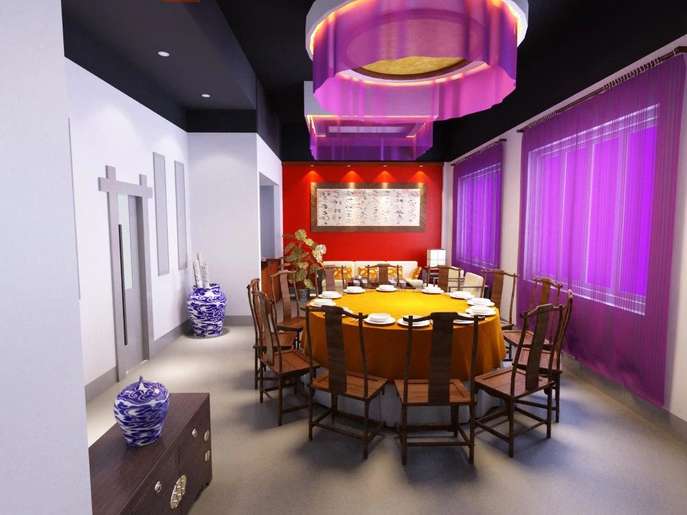 restaurant 044 3D Model .c4d .max .obj .3ds .fbx .stl .blend