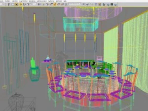 restaurant 044 3D Model