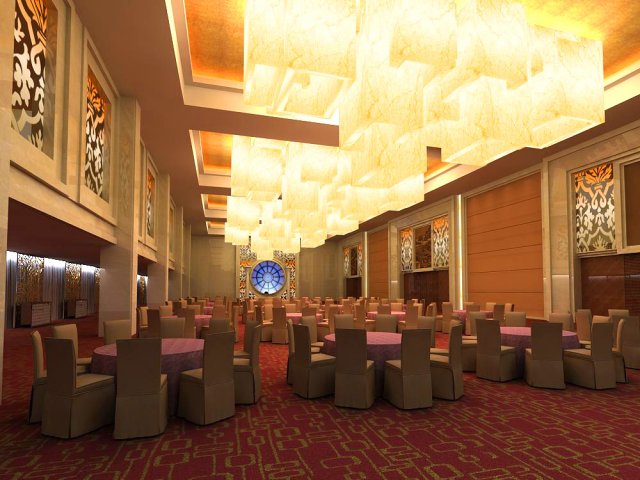 restaurant 045 Modelo 3D .c4d .max .obj .3ds .fbx .stl .blend 
