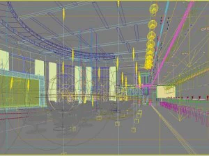 restaurant 078 3D Model