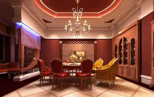restaurant 049 3D 模型 .c4d .max .obj .3ds .fbx .stl .blend 