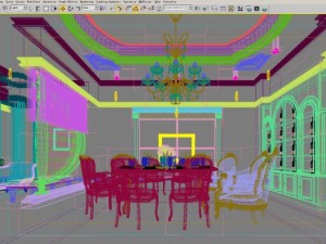 restaurant 049 3D 模型