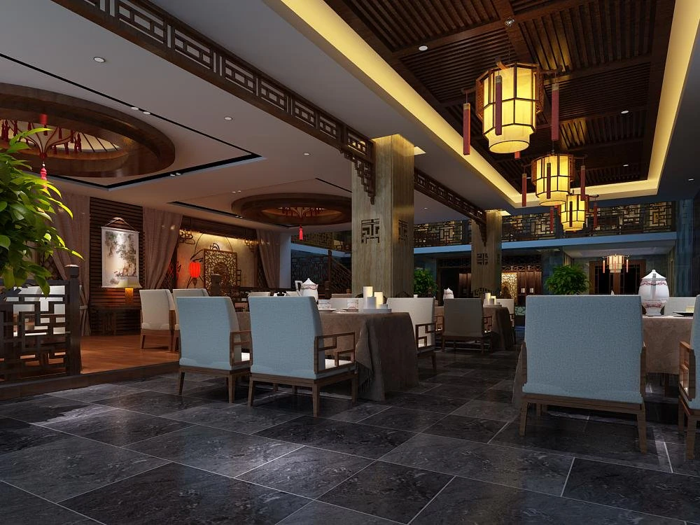 restaurant 054 3D Model .c4d .max .obj .3ds .fbx .stl .blend 