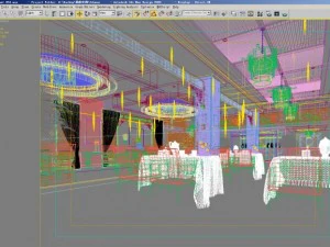 restaurant 054 3D Model