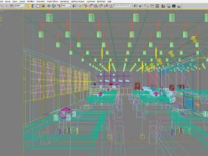 restaurant 055 3D Model