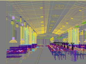 restaurant 062 Model 3D