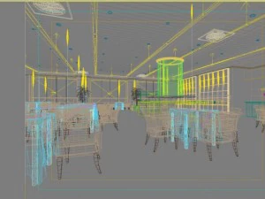 restaurant 063 3D Model