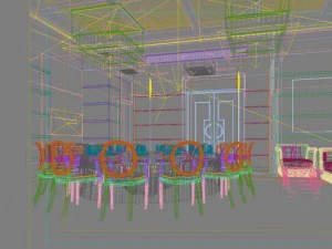restaurant 065 3D Model