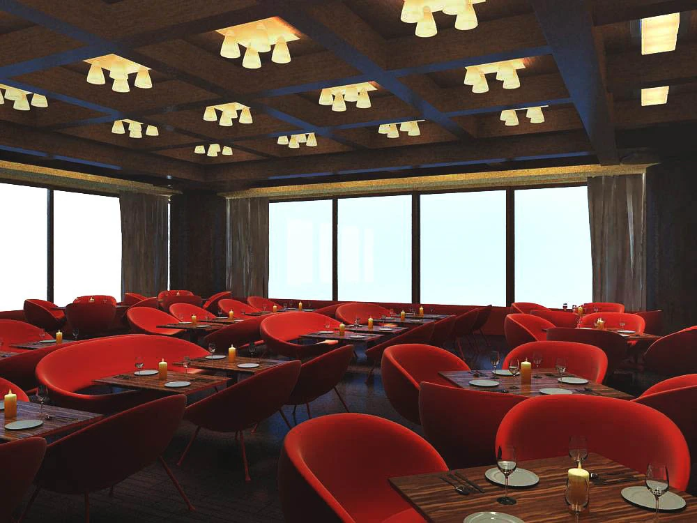 ristorante 066 Modello 3D .c4d .max .obj .3ds .fbx .stl .blend 