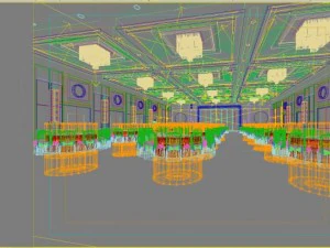 restaurant 073 3D Model