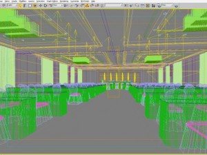 restaurant 074 Modello 3D
