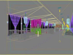 restaurant 079 3D Model