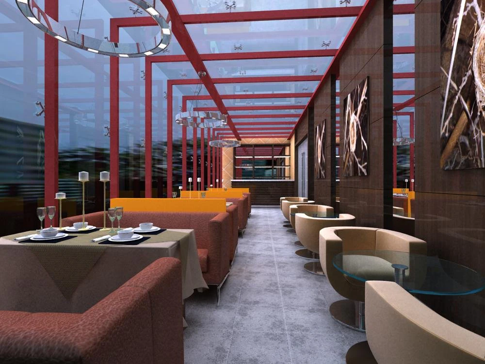 restaurant 084 3D Model .c4d .max .obj .3ds .fbx .stl .blend