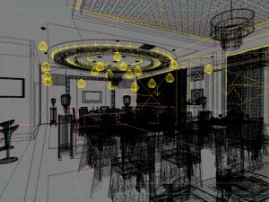 restaurant 091 Model 3D