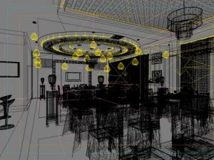 restaurant 091 3D Model