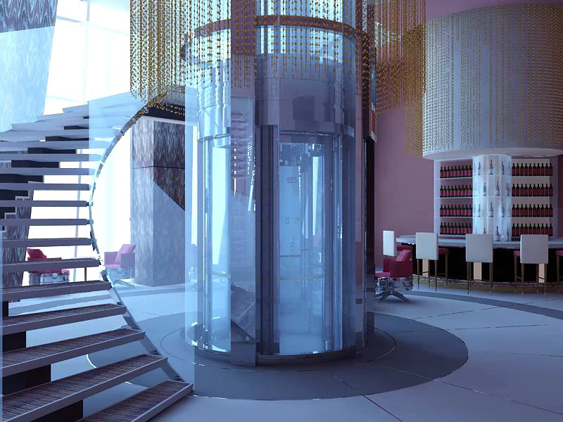 restaurant 094 3D Model .c4d .max .obj .3ds .fbx .stl .blend 