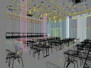 restaurant 096 Modello 3D