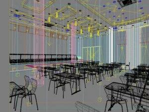 restaurant 096 3D Model