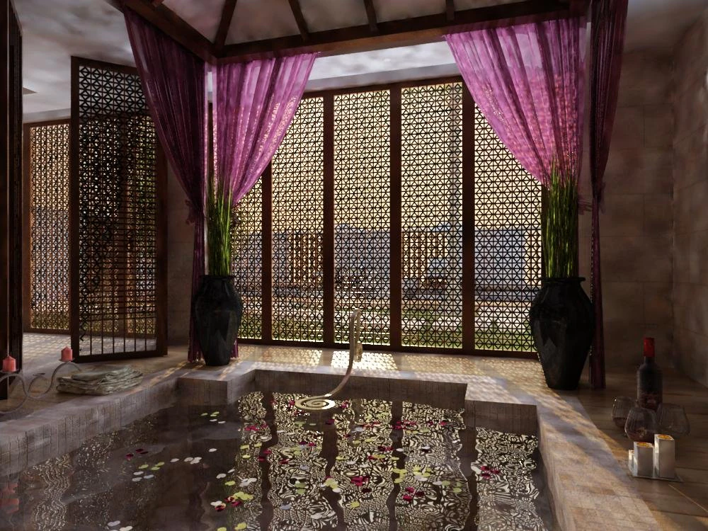 spa room 003 3D Model .c4d .max .obj .3ds .fbx .stl .blend