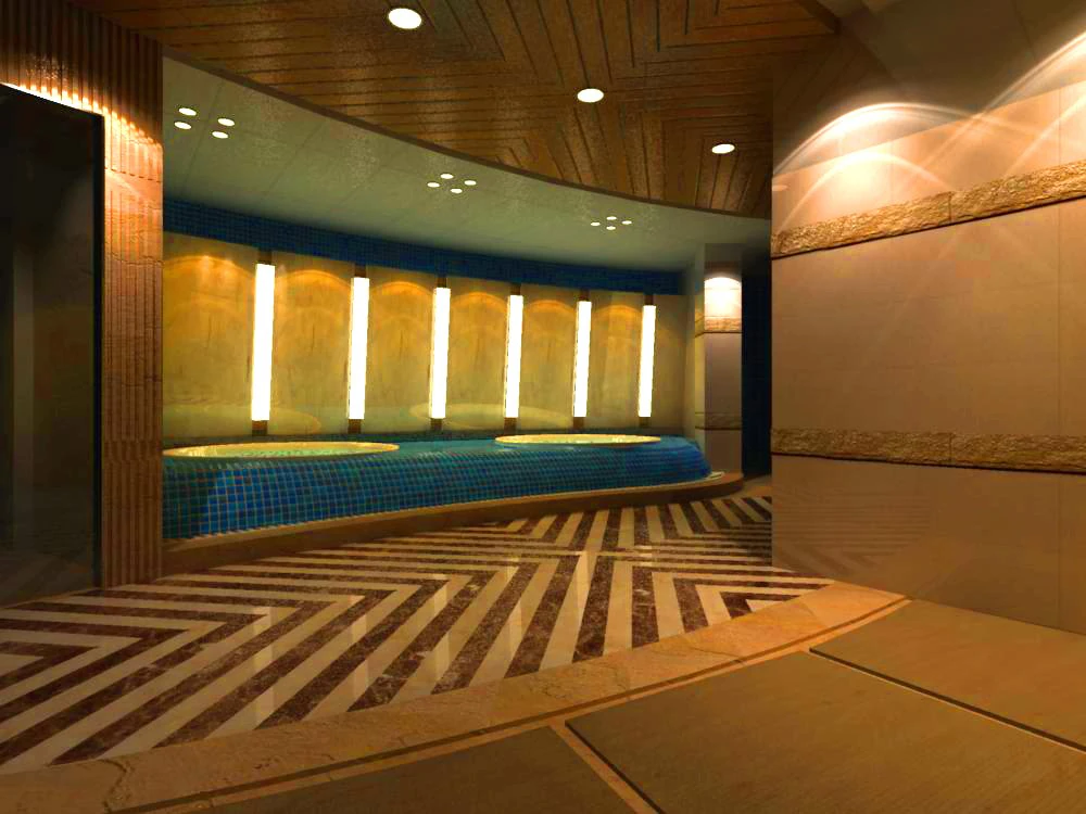 spa room 006 3D Model .c4d .max .obj .3ds .fbx .stl .blend 