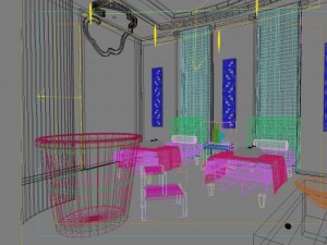 spa room 011 Modello 3D