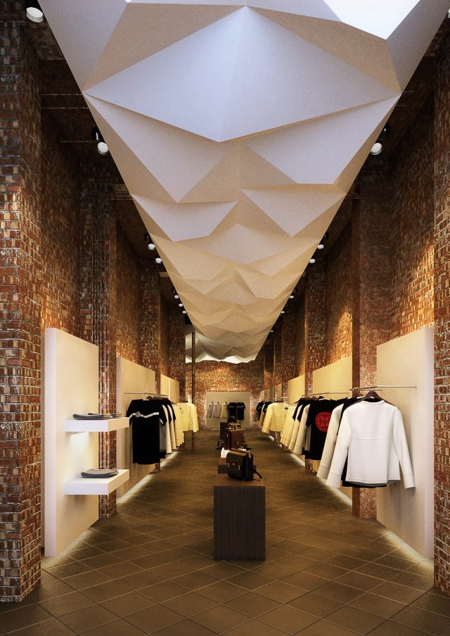store 004 3D Model .c4d .max .obj .3ds .fbx .stl .blend 