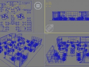 exhibit design 001 3D 모델