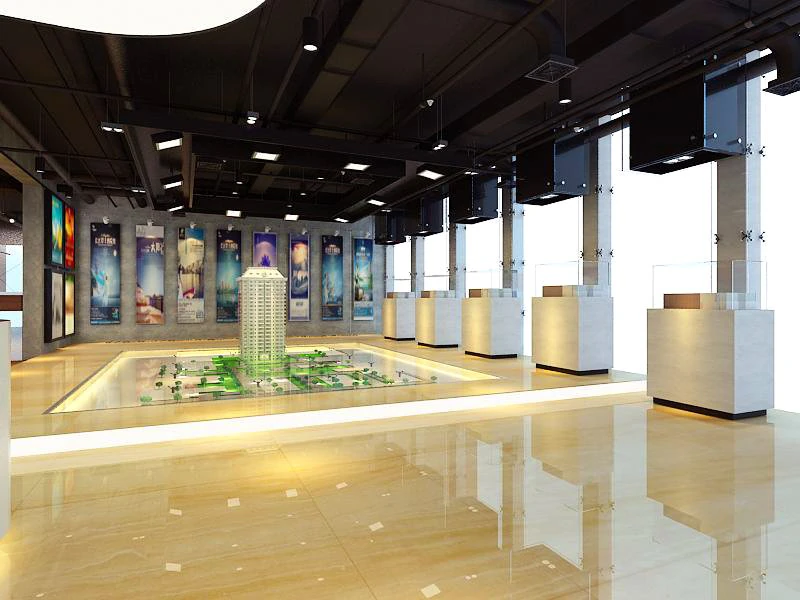 exhibit design 004 3D Model .c4d .max .obj .3ds .fbx .stl .blend 