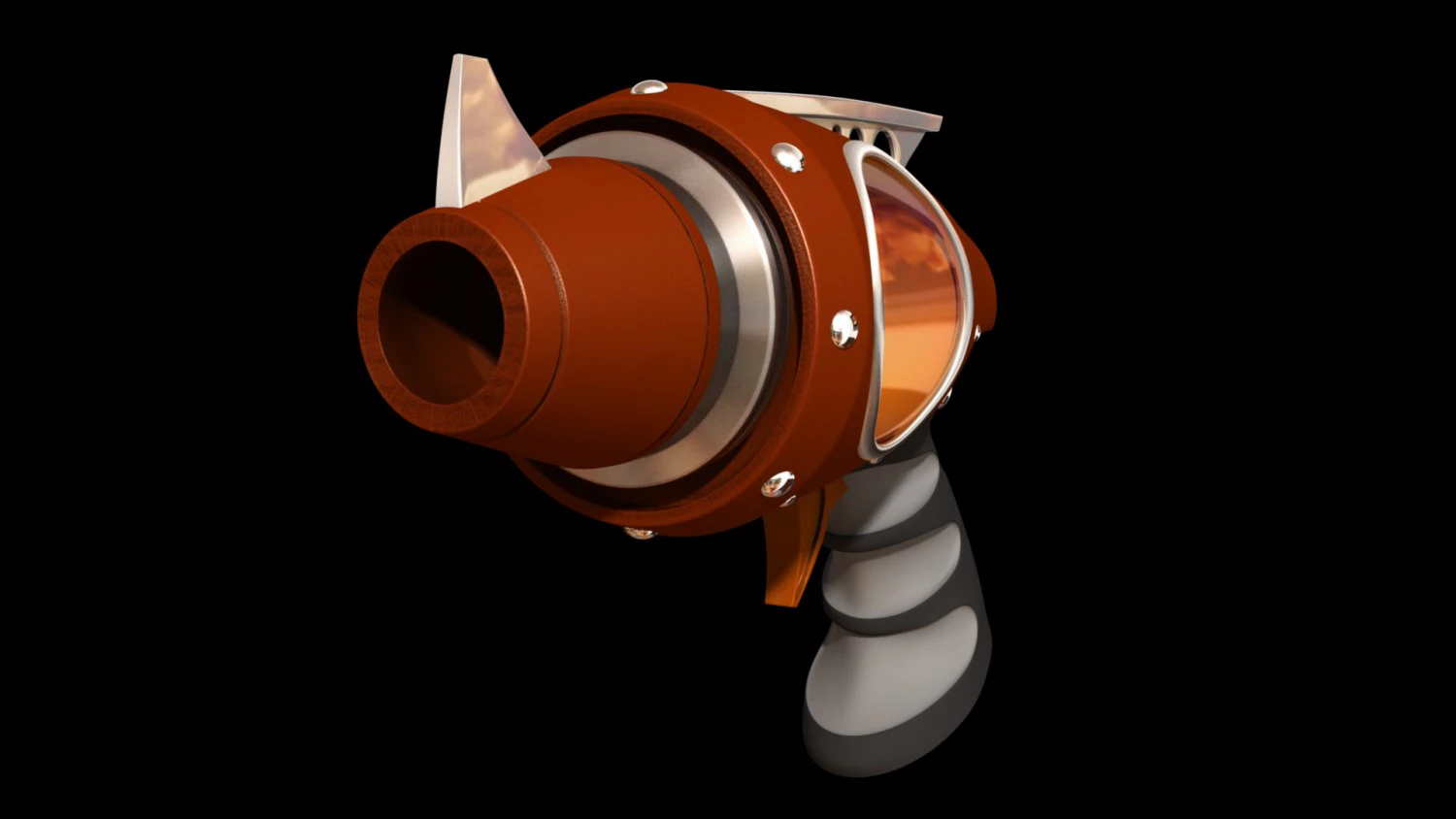 avenger pistol 3D Model .c4d .max .obj .3ds .fbx .stl .blend 