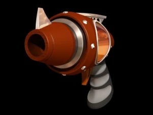 мститель пистолет 3D Модель